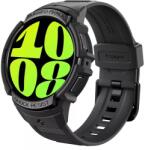 Spigen Rugged Armor Pro Samsung Galaxy Watch 6 (44mm) szilikon védőkeret ütésálló szíjjal fekete (RS147146)