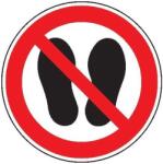  Indicator de interdictie, intrarea in zona este interzisa, hartie, 200mm [4044589118516] (4044589118516)