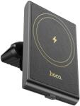 hoco. HW19 Precious Autós MagSafe vezeték nélküli töltő 15W szellőzőrácsra fekete (HW19)