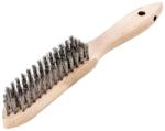 LESSMANN - Perie manuala din sarma de inox de 0.35 mm cu 5 randuri [104651] (104651)