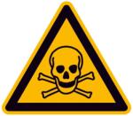 Indicator de avertizare folie SL 200mm, substante toxice [4044589020895] (4044589020895)