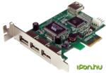 StarTech PEXUSB4DP Low Profile USB Card (PEXUSB4DP)