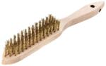 LESSMANN - Perie manuala de sarma din alama ondulata 0.35mm 5 randuri [107651] (107651)