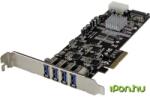 StarTech 4 Port Quad Bus PCI Express SuperSpeed USB 3.0 Card Adapter (PEXUSB3S44V)