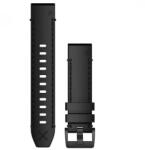 Garmin Marq óraszíj 22mm fekete bőr fekete csat (QuickFit) (010-12738-19)