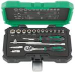 Fortis Trusa de scule Fortis 1/4", 18 piese (4317784707800) - bricolaj-mag Trusa unelte