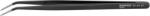 KNIPEX - Penseta de precizie ascutita, curbata 155mm neagra [923437] (923437) - bricolaj-mag