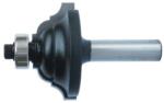 Fortis - Freza pentru profile HW R4.8, 35x15.9x57mm, coada 8mm [4317784774758] (4317784774758) - bricolaj-mag