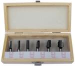 Fortis - Set freze HW pentru nuturi, coada 8mm, in caseta lemn, 6 piese [4317784769051] (4317784769051) - bricolaj-mag