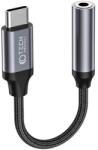 Tech-Protect USB 2.0 Type C Jack Átalakító Fekete 10cm 127805 (127805)