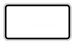  Indicator alb cu margine neagra, 330x600x2mm, calitate RAL RA1 [4251783605630] (4251783605630)