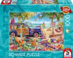 Schmidtspiele Puzzle játék 1000 darabos Napsütéses pihenő a strandon (59793)