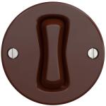 Kliklap - Comutator retro încrucișat fără ramă nr. 7, maro (KA0032)