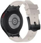 MYBANDZ Element szilikon óraszíj Samsung Galaxy Watch 4-5-6 20mm bézs-fekete (53274)