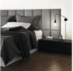 Mollis Panou decorativ tapițat Mollis Solid gri 30x60 cm (MO-PP-60X30B1-SO11)