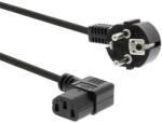 PremiumCord 230V IEC Táp Fekete 3m KPSP3-90 (KPSP3-90)