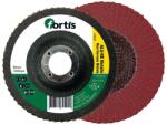 Fortis Disc lamelar slefuire otel/aluminiu Fortis, 115x22.23mm, G120 (4317784704984) - bricolaj-mag