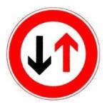  Indicator fara prioritate fata de sensul opus 600mm, folie RA2 [4251783606828] (4251783606828)