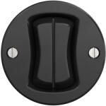 Kliklap - Comutator retro fără ramă nr. 5 negru (KA0011)