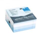 Info Notes Jegyzettömb öntapadó, 75x75mm, 400lap, pasztell kék árnyalatai (5654-83) (5654-83) - aqua