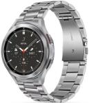 Tech-Protect Fém pótszíj Samsung Galaxy Watch 4 / 5 / 5 Pro / 6 (40 / 44 / 45mm) / Watch 4 Classic / 6 Classic (42 / 43 / 46mm) ezüst (TS0442)
