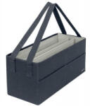 Leitz Hordozótáska, 3 rekeszes, 'Fabric Hot Desking', sötétszürke (E64440089) (E64440089)