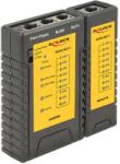 DELOCK Kábel tesztelő RJ45 / RJ12 + Portkereső (86407)