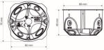 Kopos Gipszkarton doboz 1-es, d68mm, 45mm mély, sárga KPL 64-45/LD NA Kopos (KPL 64-45/LD_NA)
