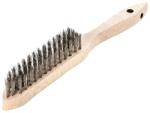 LESSMANN - Perie manuala din sarma de inox de 0.35 mm cu 4 randuri [104641] (104641)