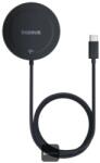 Baseus Simple Mini4 vezeték nélküli MagSafe töltő 15W fekete (P10273300121-00)