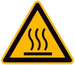  Indicator de avertizare folie SL 100mm, suprafete fierbinti [4044589021847] (4044589021847)