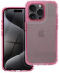 MATRIX Apple iPhone 16 Pro hátlap tok kameravédő peremmel rózsaszín