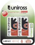 Uniross Hybrio baby akkumulátor (C) 3000mAh 2db (UH2C3000)