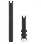 Garmin Lily óraszíj 14 mm fekete olasz bőr (nagy) krémarany csat (010-13068-A5)