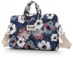  ZONE CanvasLife BriefCase Laptop táska vállpánttal kamélia minta 16" kék (5906735412086)