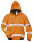 SAFESTYLE Jacheta Safestyle TOM, portocaliu/albastru marin, mas. XL (23523/3)