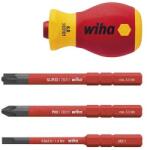 Wiha Surubelnita cu biti Wiha SOFTFINISH SLIMVARIO, VDE, SL/PZ, 3 biti (WH43449) - bricolaj-mag Surubelnita