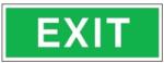  Indicator "EXIT" 300x105mm, fotoluminiscent [4044589059505] (4044589059505)