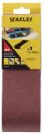 STANLEY Banda abraziva slefuire Stanley, 75x510mm, G80, 3 bucati (STA33161-XJ) - bricolaj-mag