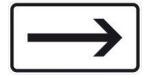  Indicator sageata dreapta, 231x420x2mm, folie RA1 [4251783600291] (4251783600291)