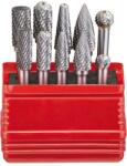 Fortis - Set freze din carbura, coada 6mm, 10 piese [4317784745055] (4317784745055) - bricolaj-mag