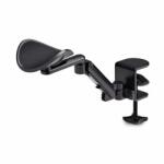 StarTech Állítható kartámasz irodai asztalhoz Ergonomikus kar/könyöktámasz 360 fokos elforgatás szorító/fúrás nélküli felszerelés fekete (1AHC-DESK-ARM-REST)