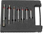 FORTIS - Set calibre filet M3-M12, DIN1502, toleranta 6H, 7 piese [4317784736251] (4317784736251) - bricolaj-mag