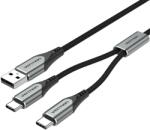 Vention USB 2.0 Type C Átalakító Fekete 1m CQOHF (CQOHF)