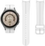 MYBANDZ Sportos szilikon óraszíj Galaxy Watch 4-5-6 20mm fehér-rés nélkül (40421)