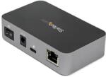 StarTech 3-Port USB-C Hub with LAN Port - 10 Gbps - 2x USB-A and 1x USB-C - Powered (HB31C2A1CGS)