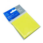 Bluering Jegyzettömb öntapadó, 76x76mm, 80lap, , neon sárga (JJ50304-3X3) (JJ50304-3X3) - aqua