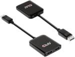 Club 3D DisplayPort 1.4 Elosztó Fekete 20cm CSV-7200 (CSV-7200)