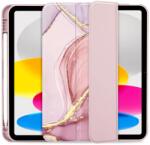Tech-Protect Tablet tok (Smart Case) on/off funkcióval Apple Pencil tartóval Apple iPad 10.9 (2022) marble (TP309979)