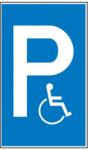  Indicator de parcare din plastic 250x400mm pentru persoane cu dizabilitati [4044589042941] (4044589042941)